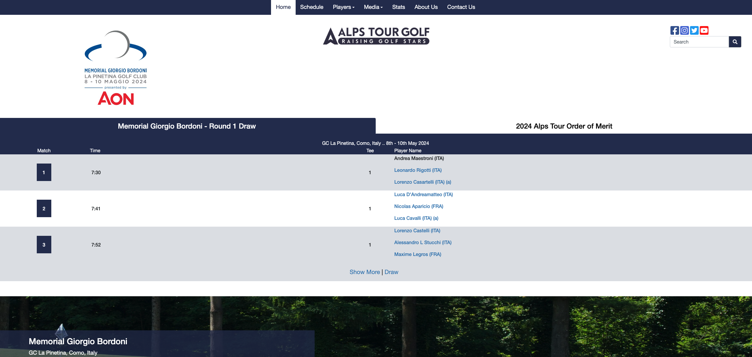 Site & Live Scoring
